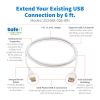 Tripp Lite U024AB-006-WH USB cable 72" (1.83 m) USB 2.0 USB A White3