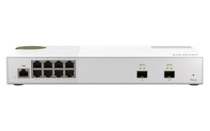 QNAP QSW-M2108-2S network switch Managed L2 2.5G Ethernet (100/1000/2500) Gray1