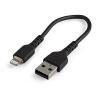 StarTech.com RUSBLTMM15CMB mobile phone cable Black 5.91" (0.15 m) USB A Lightning1