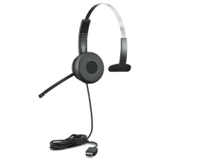 Lenovo 100 Mono Headset Wired Head-band Office/Call center USB Type-A Black1