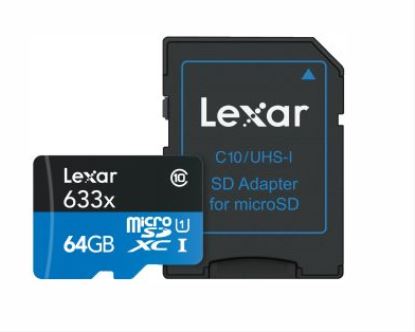 Lexar 633x 64 GB MicroSDHC UHS-I Class 101