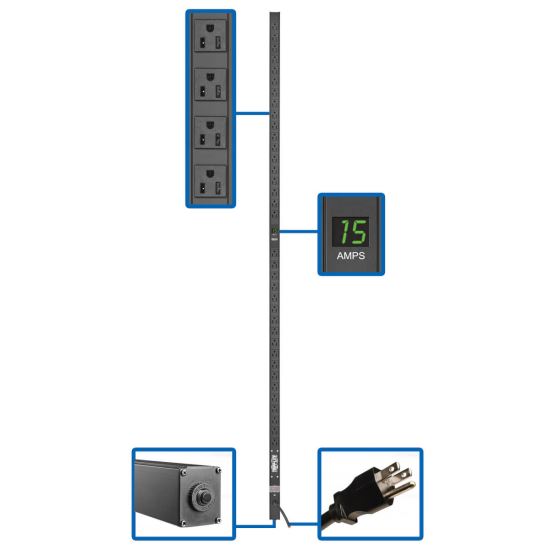 Tripp Lite PDUMV15-72 power distribution unit (PDU) 36 AC outlet(s) 0U Black1