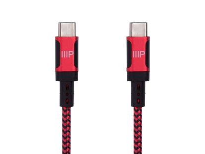 Monoprice 38850 USB cable 35.8" (0.91 m) USB 2.0 USB C Black, Red1