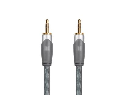 Monoprice 34573 audio cable 39.4" (1 m) 3.5mm Gray1