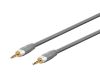 Monoprice 34573 audio cable 39.4" (1 m) 3.5mm Gray2