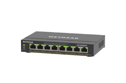 NETGEAR GS308EPP Managed L2/L3 Gigabit Ethernet (10/100/1000) Power over Ethernet (PoE) Black1