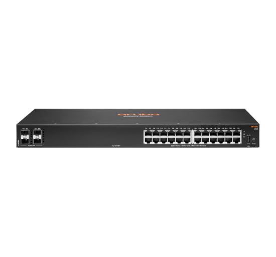 Hewlett Packard Enterprise Aruba 6100 24G 4SFP+ Managed L3 Gigabit Ethernet (10/100/1000) 1U Black1