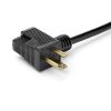 StarTech.com PAC102 power cable Black 12" (0.305 m) NEMA 5-15P NEMA 5-15R3