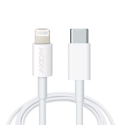 Axiom LGMUSBCMW06-AX lightning cable 71.7" (1.82 m) White1