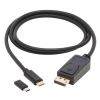 Tripp Lite U444-003-DP-BD video cable adapter 35.8" (0.91 m) USB Type-C DisplayPort Black8