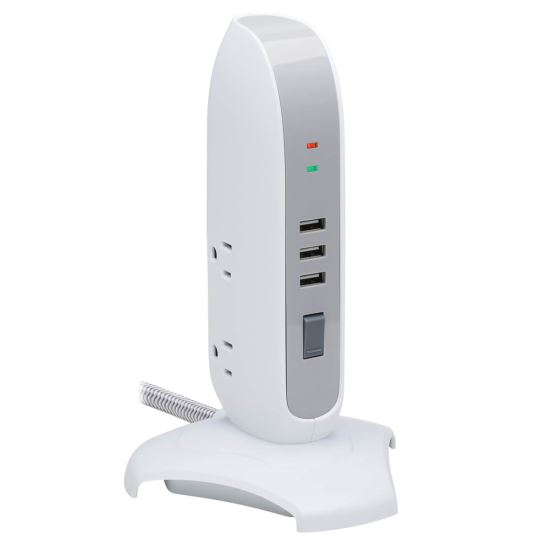 Tripp Lite TLP66USB surge protector White 5 AC outlet(s) 120 V 72" (1.83 m)1