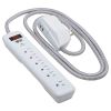 Tripp Lite TLP616USB surge protector White 7 AC outlet(s) 120 V 72" (1.83 m)1