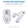 Tripp Lite TLP616USB surge protector White 7 AC outlet(s) 120 V 72" (1.83 m)9