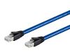 Monoprice 31087 networking cable Blue 35.4" (0.9 m) Cat8 S/FTP (S-STP)2