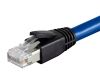 Monoprice 31087 networking cable Blue 35.4" (0.9 m) Cat8 S/FTP (S-STP)3