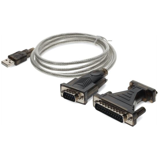 AddOn Networks USB2DB25 video cable adapter 59.8" (1.52 m) USB Type-A D-sub (DB-25) Silver1