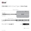 CLUB3D CSV-1593 interface hub USB 3.2 Gen 1 (3.1 Gen 1) Type-C 16200 Mbit/s Metallic6