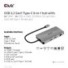 CLUB3D CSV-1593 interface hub USB 3.2 Gen 1 (3.1 Gen 1) Type-C 16200 Mbit/s Metallic9