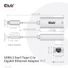 CLUB3D CAC-1519 cable gender changer USB-C RJ-45 White4