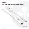 CLUB3D CAC-1519 cable gender changer USB-C RJ-45 White7