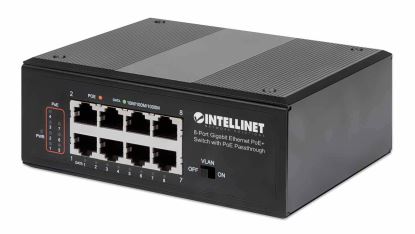 Intellinet 561624 network switch Gigabit Ethernet (10/100/1000) Power over Ethernet (PoE) Black1