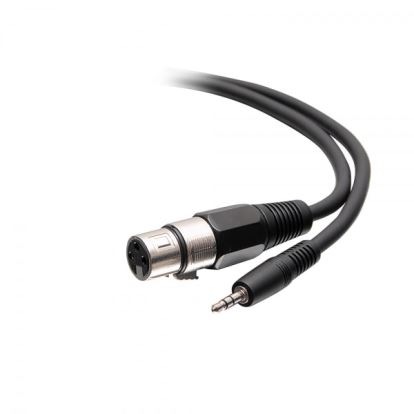 C2G C2G41468 audio cable 19.7" (0.5 m) 3.5mm TRS XLR Black1