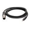 C2G C2G41468 audio cable 19.7" (0.5 m) 3.5mm TRS XLR Black4