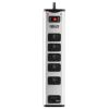 Tripp Lite TLM506USBC surge protector Black, Silver 5 AC outlet(s) 120 V 72" (1.83 m)4