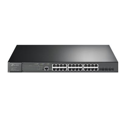TP-Link TL-SG3428XMP network switch Managed L2+ Gigabit Ethernet (10/100/1000) Power over Ethernet (PoE) Black1
