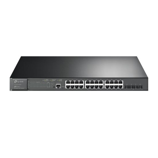 TP-Link TL-SG3428XMP network switch Managed L2+ Gigabit Ethernet (10/100/1000) Power over Ethernet (PoE) Black1