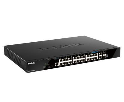 D-Link DGS-1520-28MP network switch Managed L3 10G Ethernet (100/1000/10000) Power over Ethernet (PoE) 1U Black1