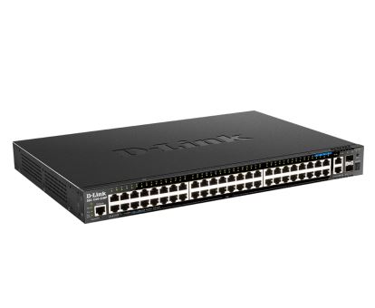 D-Link DGS-1520-52MP network switch Managed L3 10G Ethernet (100/1000/10000) Power over Ethernet (PoE) 1U Black1
