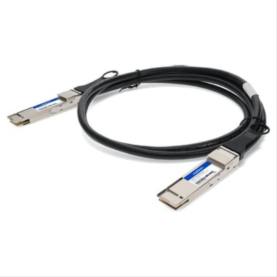 AddOn Networks QSFPDD-200G-PDAC2M-AO InfiniBand cable 78.7" (2 m) QSFP-DD Black1