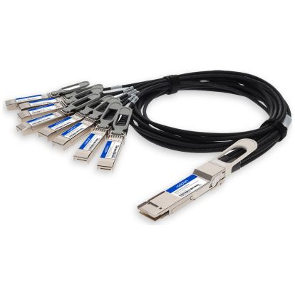 AddOn Networks QSFPDD-8SFP56-PDAC2M-AO InfiniBand cable 78.7" (2 m) QSFP-DD 8xSFP56 Black, Gray1