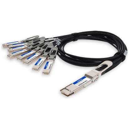 AddOn Networks QSFPDD-8SFP28-PDAC2M-AO InfiniBand cable 78.7" (2 m) QSFP-DD 8xSFP56 Black, Gray1