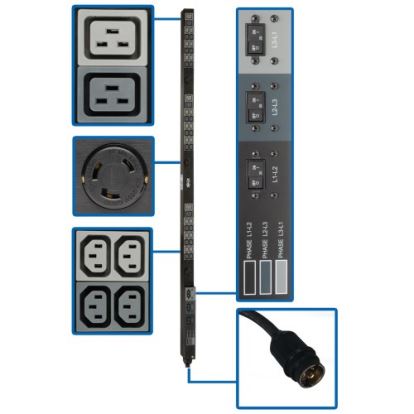 Tripp Lite PDU3V6H50A power distribution unit (PDU) 45 AC outlet(s) 0U Black1