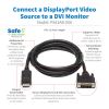 Tripp Lite P581AB-006 video cable adapter 72" (1.83 m) DisplayPort DVI-D Black2