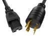 Unirise PWCD-L620PC15-15A-15F-BLK power cable Black 179.9" (4.57 m) NEMA L6-20P C15 coupler2