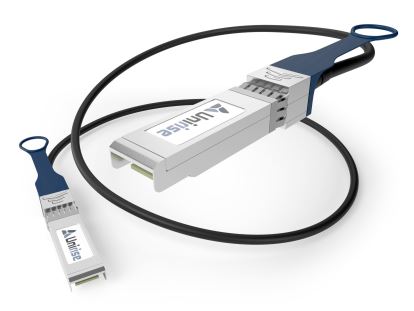 Unirise QFX-SFP-10GE-DAC-1M-U InfiniBand cable 39.4" (1 m) SFP+ Black, Metallic1