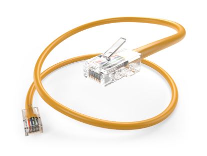 Unirise PC6-06F-YLW networking cable Yellow 71.7" (1.82 m) Cat6 U/UTP (UTP)1