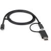 StarTech.com USBCCADP USB cable 39.4" (1 m) USB 3.2 Gen 2 (3.1 Gen 2) USB C Black3