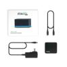 Plugable Technologies PLUGABLE USB C CUBE - MINI DOCK Wired USB 3.2 Gen 1 (3.1 Gen 1) Type-C Black3