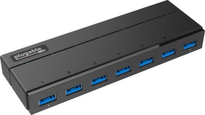 Plugable Technologies USB3-HUB7C interface hub USB 3.2 Gen 1 (3.1 Gen 1) Type-A 5000 Mbit/s Black1