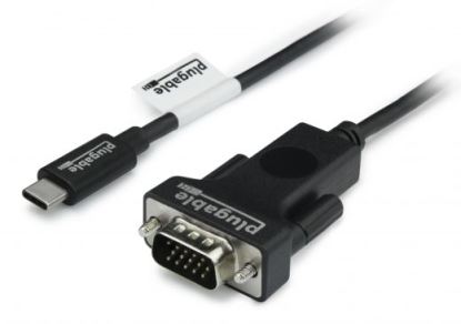 Plugable Technologies USBC-VGA-CABLE USB graphics adapter 1920 x 1080 pixels Black1