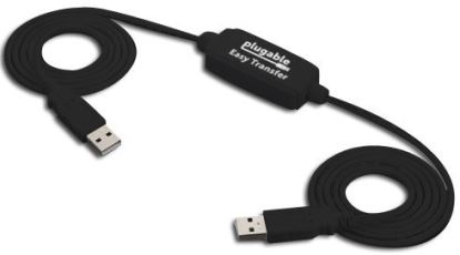 Plugable Technologies USB-EASY-TRAN USB cable 70.9" (1.8 m) USB A Black1