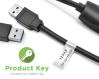 Plugable Technologies USB3-TRAN USB cable 78.7" (2 m) USB 2.0 USB A Black3
