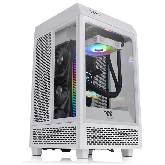 Thermaltake The Tower 100 Snow Mini Tower White1