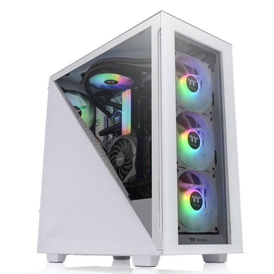 Thermaltake Divider 300 TG Snow ARGB Midi Tower White1