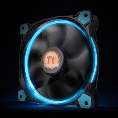 Thermaltake Riing 12 Computer case Fan 4.72" (12 cm) Black, Blue1