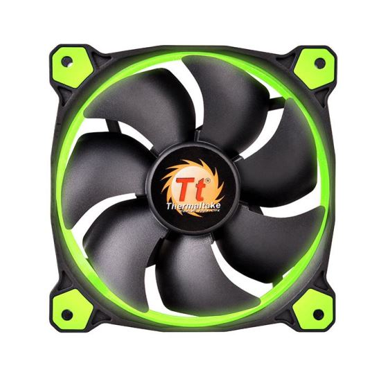 Thermaltake Riing 12 Computer case Fan 4.72" (12 cm) Black, Green1